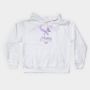 Plotting My Next Chapter - Aspiring Writer Kids Hoodie